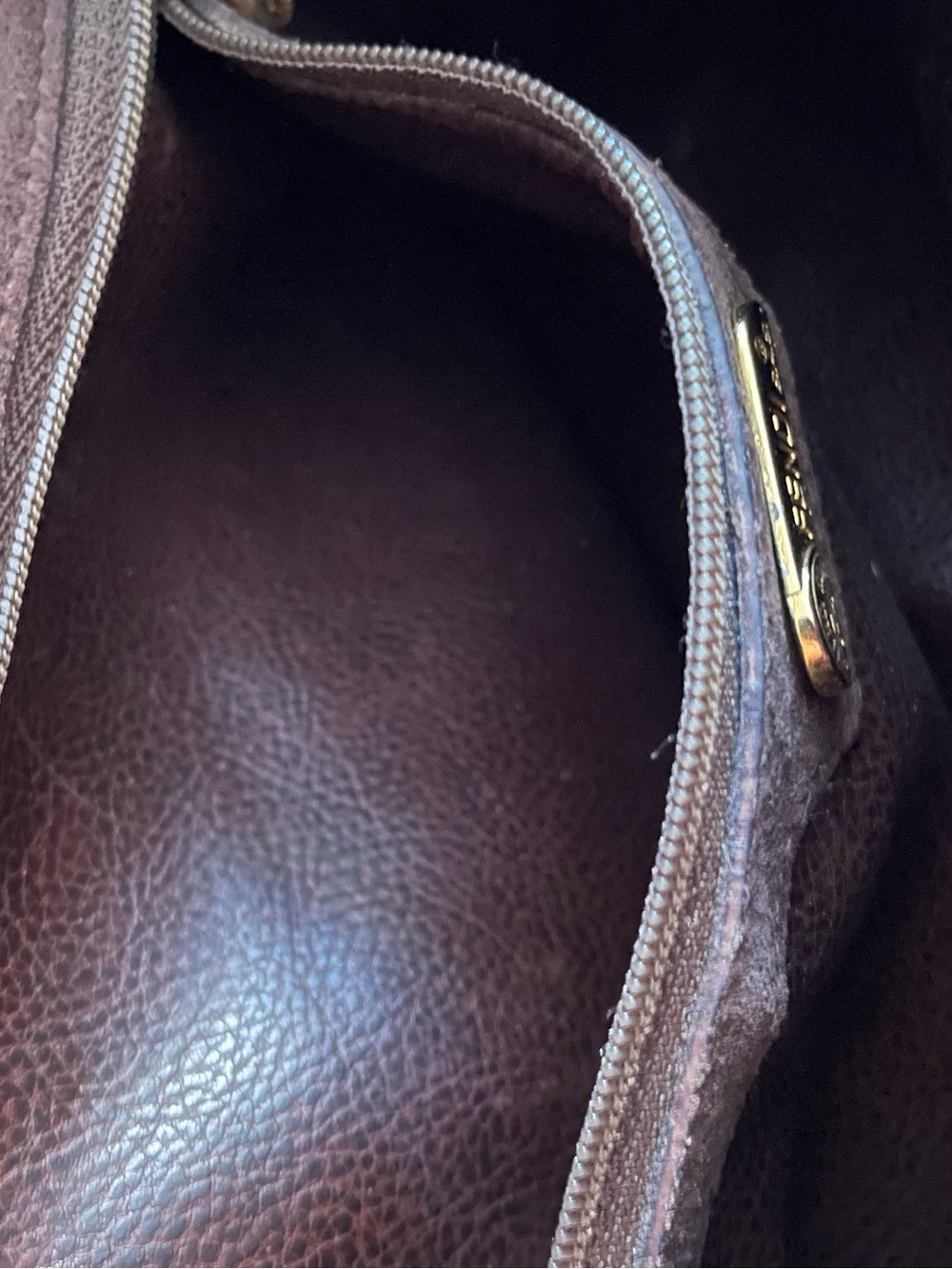 FENDI Women's Suede Shoulder Bag in Dark Brown - Picture 4 of 8